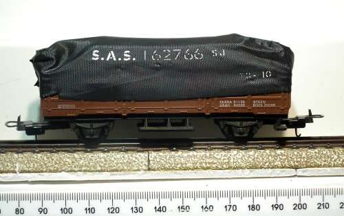 LIMA HO: SAR ES Freight  Wagon With Tarpaulin in Good Un-Boxed condition (Italy)