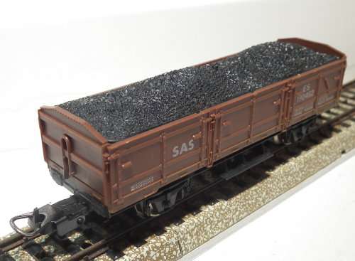 LIMA HO: SAR ES Coal Wagon With Load in Fair Un-Boxed condition (Italy)