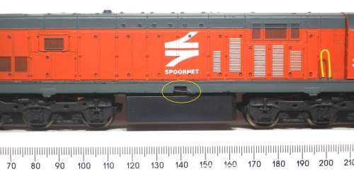 FRATESCHI HO:  SAR  Class 34 Diesel Locomotive in Good Un-boxed and Used Condition(Brazil)