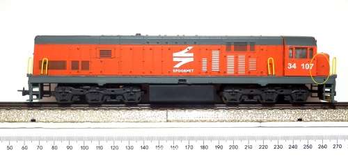 FRATESCHI HO:  SAR  Class 34 Diesel Locomotive in Good Un-boxed and Used Condition(Brazil)