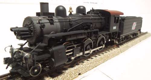 MEHANO HO: `North Western` 2-6-0 Steam Locomotive with Tender in Like New Boxed Condition(Slovenia)