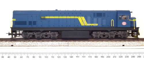 FRATESCHI HO:  SAR Class 34 Blue Train Diesel Locomotive in Fair Boxed and Used Condition(Brazil)