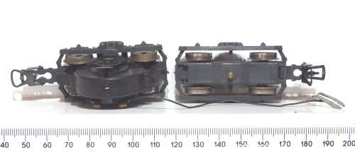 LIMA HO: Complete SAR E5 Powered Locomotive Bogeys in Good un-boxed condition for Parts.(Italy)