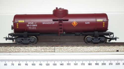FRATESCHI HO: SAR Single Dome Fuel Tanker Wagon in Good un-boxed condition (Brazil)