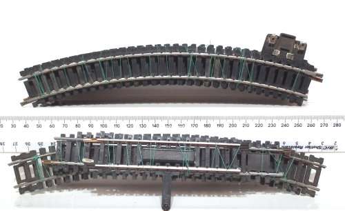 LIMA HO: 16pc Mixed Metal Track in Good Used un-boxed condition.(Italy))