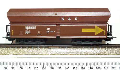 LIMA HO: SAR CCR Large Capacity Coal Hopper in Very Good Un-boxed, Used condition (Italy)