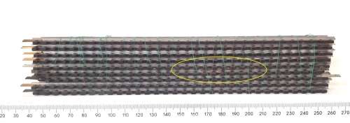 LIMA HO: 9pc Straight Metal Track (403020) in Fair Used un-boxed condition.(Italy))