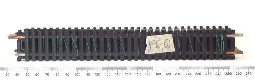 LIMA HO: 9pc Straight Metal Track (403020) in Fair Used un-boxed condition.(Italy))