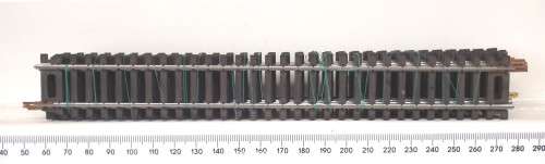 LIMA HO: 8pc Straight Metal Track (403020) in Good Used un-boxed condition.(Italy))