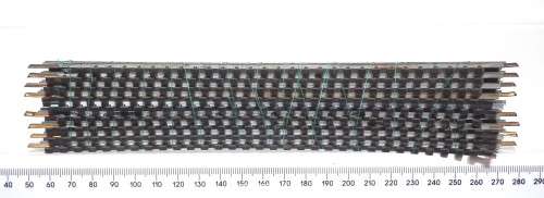 LIMA HO: 9pc 360 deg Curved Metal Track (403030) in Fair Used un-boxed condition.(Italy))