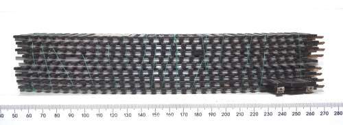 LIMA HO: 9pc 360 deg Curved Metal Track (403030) in Fair Used un-boxed condition.(Italy))