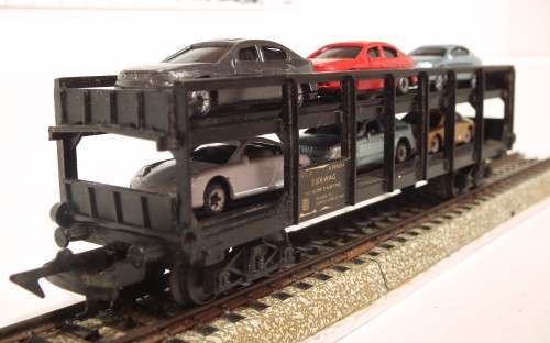 JOUEF HO: Vintage Auto Transporter with 6 Car Load  in Good, Used condition (Italy)