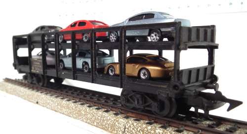 JOUEF HO: Vintage Auto Transporter with 6 Car Load  in Good, Used condition (Italy)