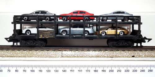 JOUEF HO: Vintage Auto Transporter with 6 Car Load  in Good, Used condition (Italy)