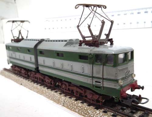LIMA HO: Vintage FS Class E656 Electric Loco in Fair, Used and Un-Boxed condition(Italy)