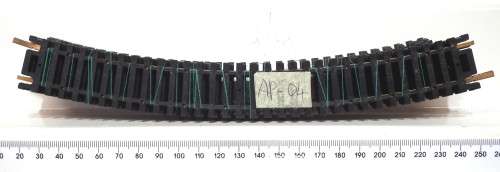 LIMA/ATLAS HO: 8pc 18deg Wide Radius Track (R431) in Good Used un-boxed condition.(Italy))