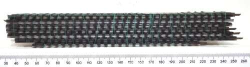 LIMA HO: 7pc Straight Metal Track (403020) in Fair Used un-boxed condition.(Italy))