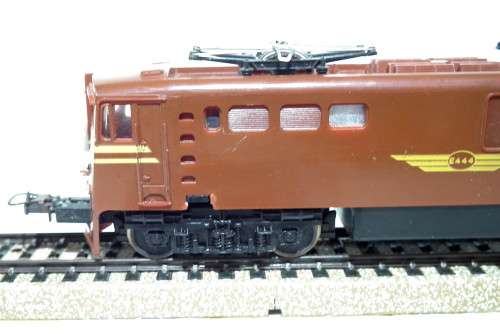 LIFE LIKE HO: RARE SAR E6 Brown Electric Loco in Good un-boxed condition (HKong)
