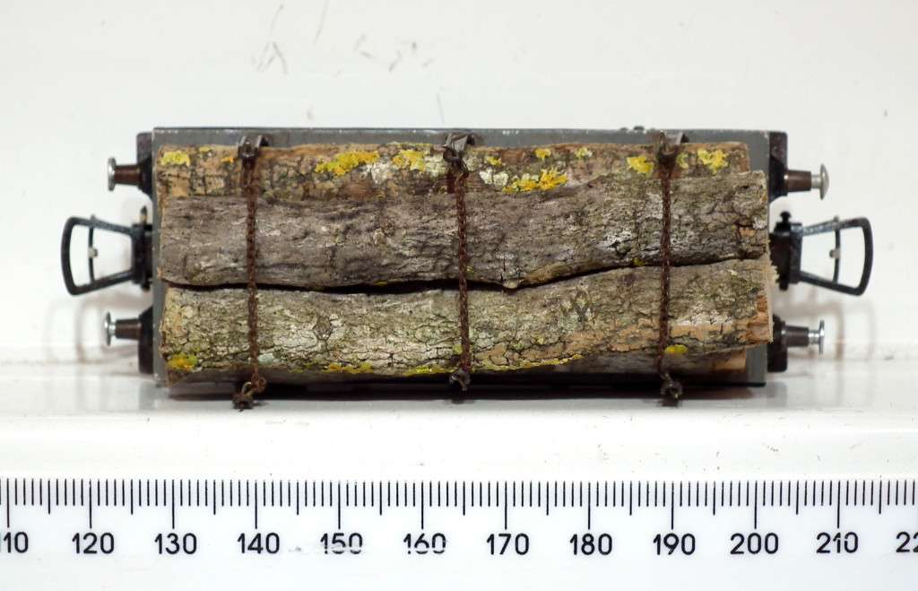 RIVAROSSI HO: Vintage Freight Wagon with Load in Fair Used Un-Boxed condition (Italy)