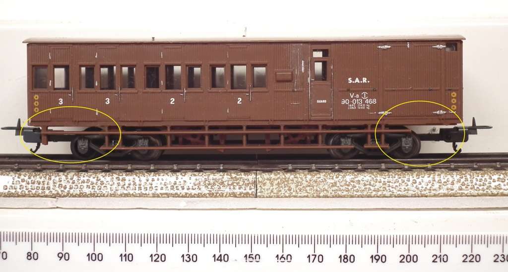 LIMA HO:  Vintage V8 Conductor Van in Fair Un- Boxed condition(Italy)