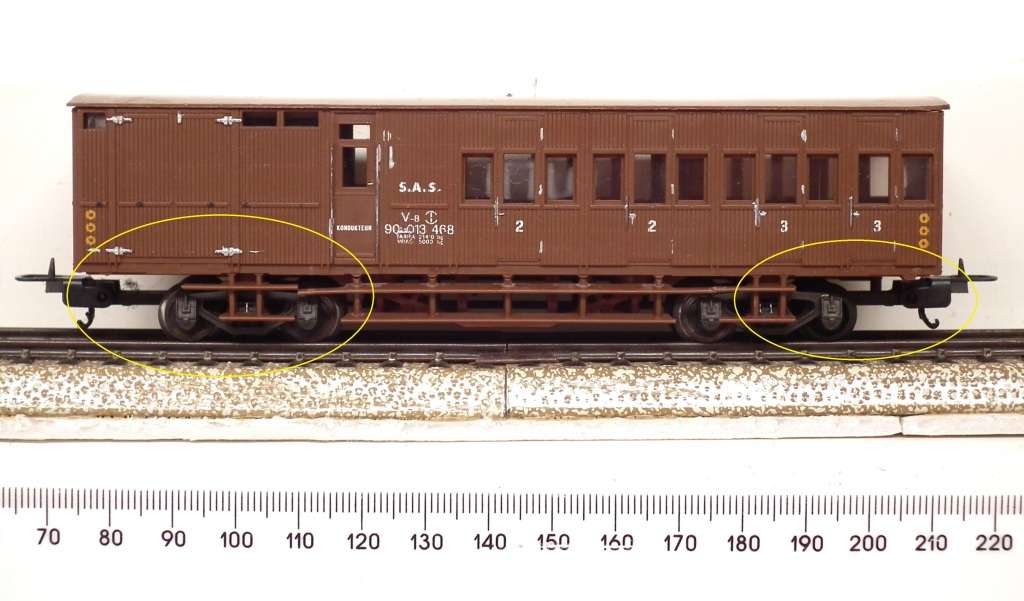 LIMA HO:  Vintage V8 Conductor Van in Fair Un- Boxed condition(Italy)