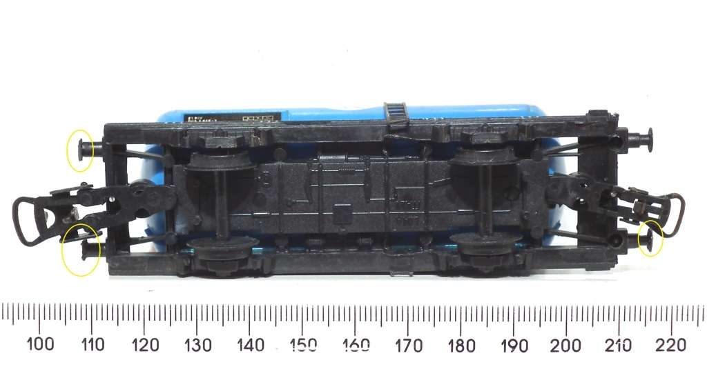 LIMA HO: SAR SASOL Tanker Wagon in Fair, Un-Boxed and Used Condition (Italy)