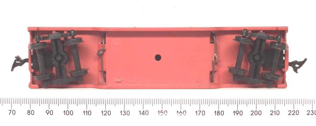 LOWBED HO:  Vintage All Metal Deep Well Lowbed Wagon in Good condition(?)