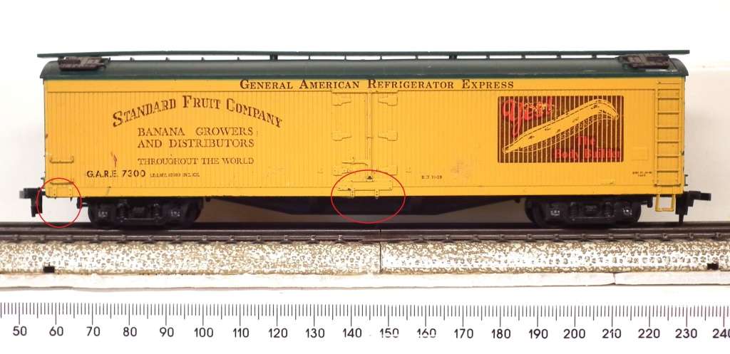 ATHEARN HO: `BANANA` 60` Reefer in Good un-boxed and Used condition.
