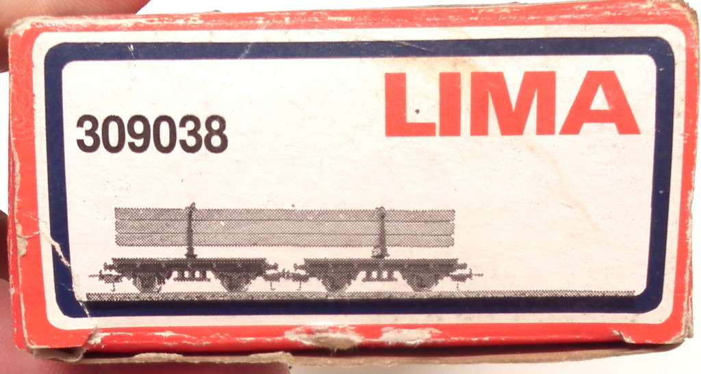 LIMA HO: European Twin Car with Plank Load  in Good boxed condition (Italy)