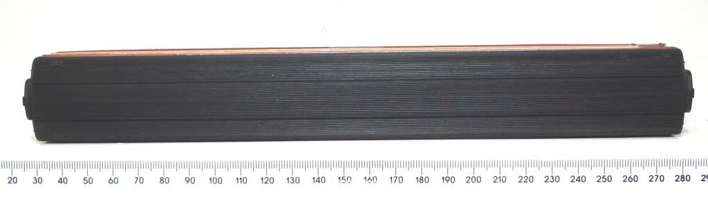 FRATESCHI HO: Orange `SOUTHERN PACIFIC` Corrugated Passenger Car in Good Un-boxed condition (Brazil)