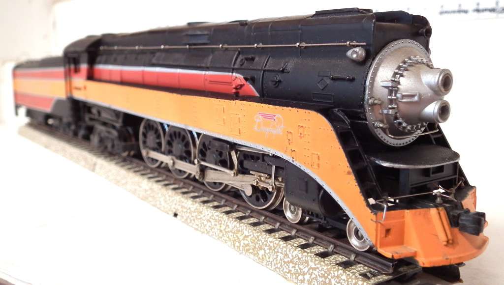BACHMANN HO: Detailed 4-8-4 Steam Loco with Water Tender in Fair, Un-boxed Used Condition (China)