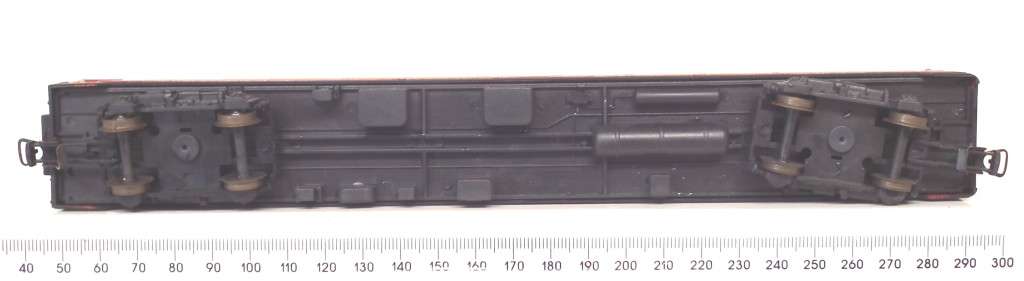 FRATESCHI HO:`SOUTHERN PACIFIC` Corrugated Lounge End Car in Good Un-boxed condition (Brazil)