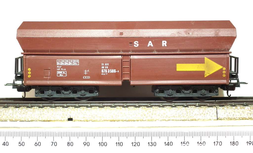 LIMA HO: SAR CCR Large Capacity Coal Hopper in Good Un-boxed, Used condition (Italy)