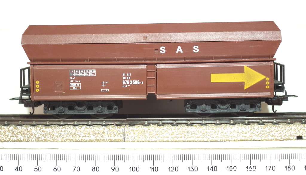 LIMA HO: SAR CCR Large Capacity Coal Hopper in Good Un-boxed, Used condition (Italy)