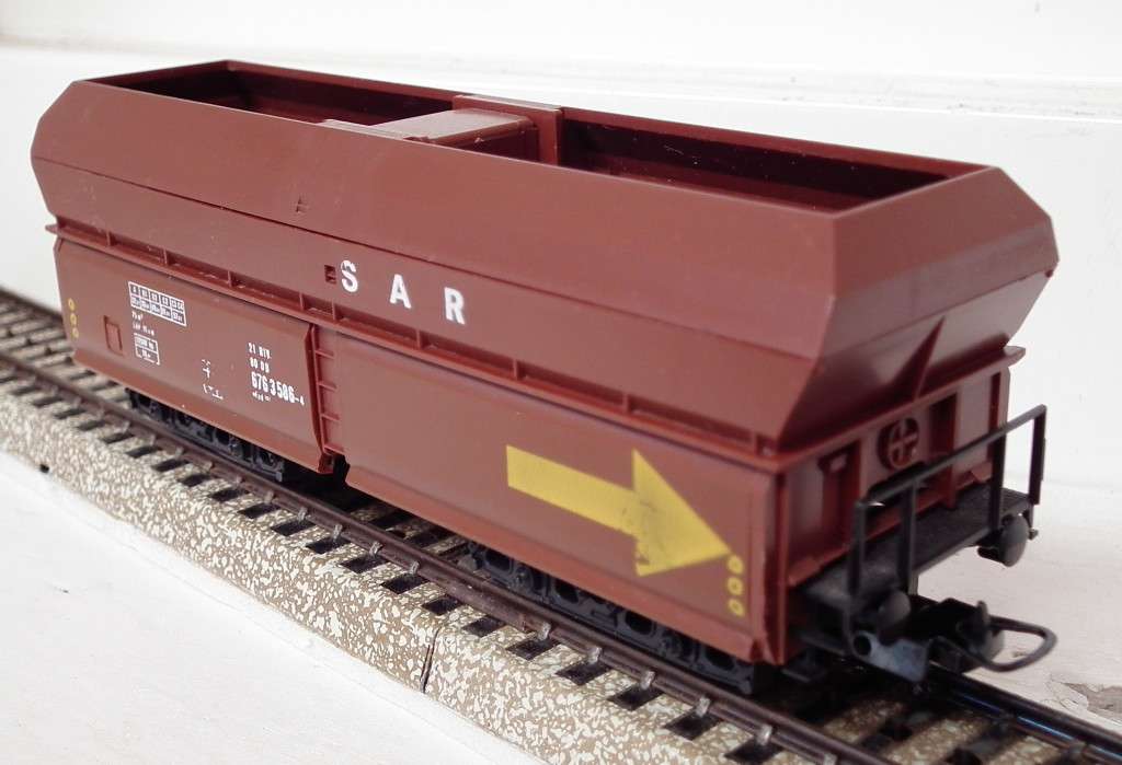 LIMA HO: SAR CCR Large Capacity Coal Hopper in Good Un-boxed, Used condition (Italy)