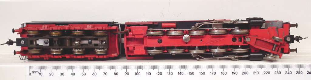 FLEISCHMANN HO: 2-10-0 Steam Loco with Tender(Driven), Good, Un-boxed Used Condition (Germany)