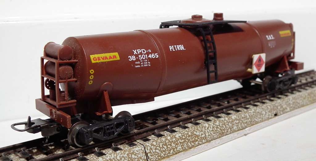 LIMA HO: SAR FDX Petrol Tanker Wagon in Fair Un-Boxed, Used Condition (Italy)