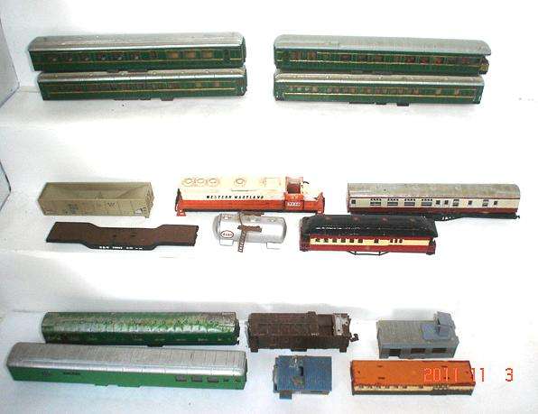 N SCALE TRAIN SCRAP YARD: For repair or parts only.