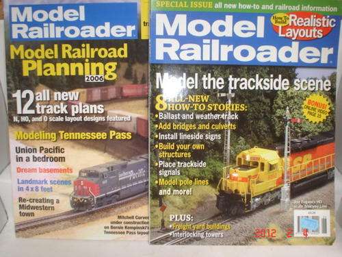 MODEL RAILROADER: 10 x Full Colour Model Railroad Magazines.