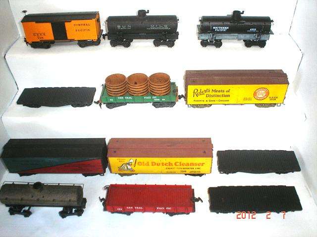 HO/OO TRAIN SCRAP YARD: 12pc incomplete mixed trains for repair or parts only.