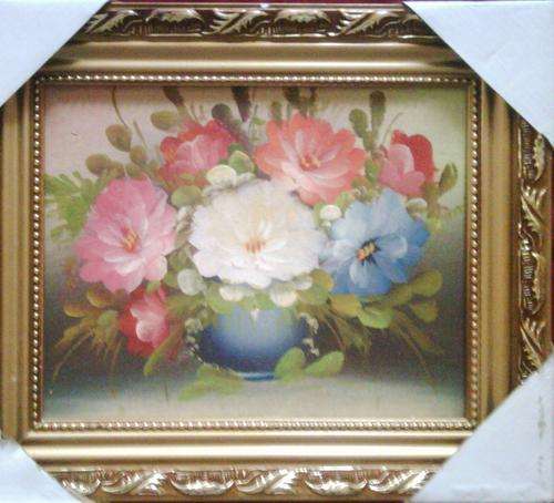 Stunning oil painting of some bright flowers in a vase (Perfect to brighten up your day)