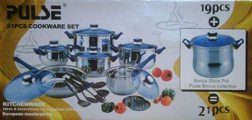 Specially imported 21pc stainless steal pot set(New range)