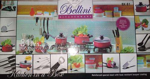 81pc Bellini (Italian design) stainless steal kitchen in a box(New range)