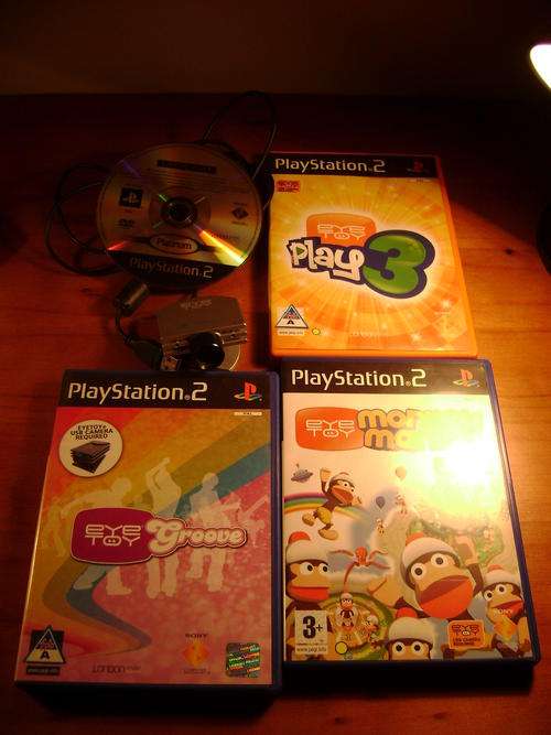 Eye toy camera - and 6 Games Bundle - **R1 NO RESERVE**