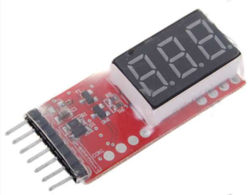 Li-Po Battery Voltage 3-Digit Indicator for 2S - 6S Li-Ion / Li-Po Packs