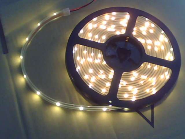 Warm White LED Strip Lights (Waterproof) 3528