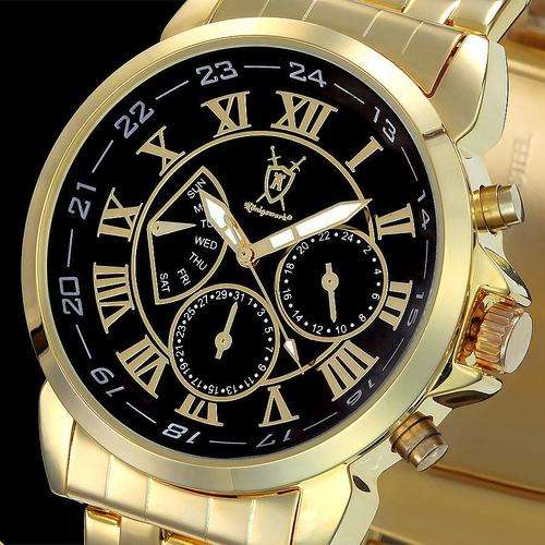 AUTHENTIC BRAND NEW KONIGSWERK BOREAS GOLD MULTI FUNCTION QUARTZ