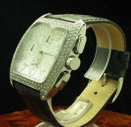 NEW RATIUS GERMAN GENTS CHRONOGRAPH DATE QUARTZ NEW SOLD AS SECOND HAND