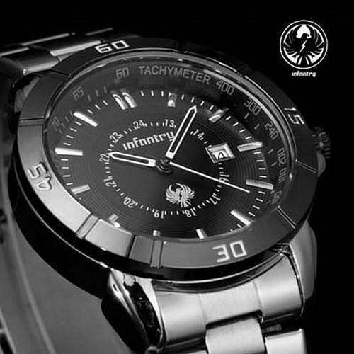 BRAND NEW INFANTRY GENTS ARMY TACHYMETER DATE QUARTZ (TRADE ENQUIRIES WELCOME)