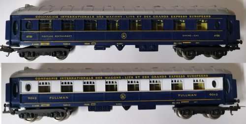 Two Lima Ho Scale Orient Express Coaches